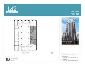 142 E Ontario St, Chicago, IL à louer Plan d’étage– Image 1 sur 1