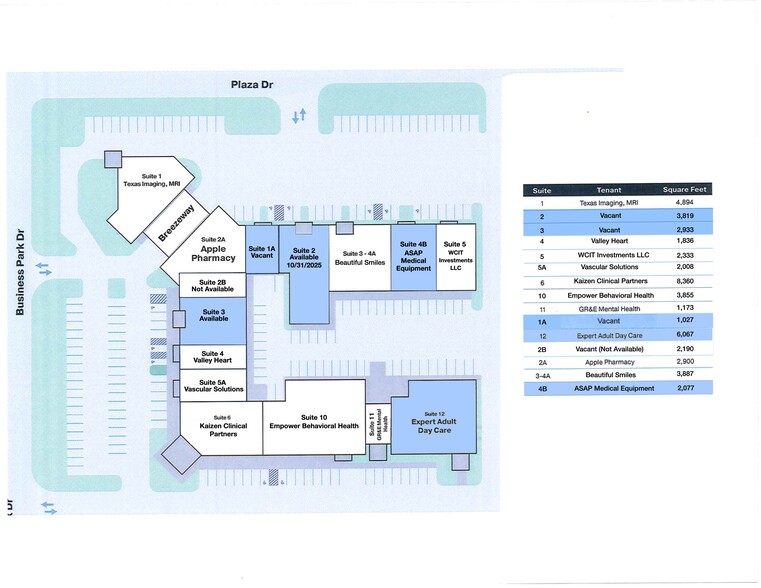 909 Business Park Dr, Mission, TX à louer - Plan de site – Image 3 sur 8