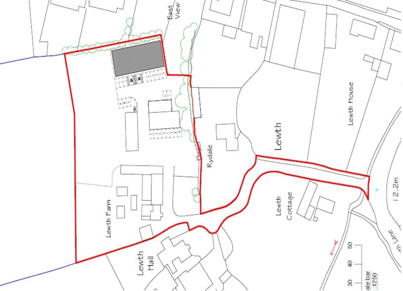 Lewth Ln, Woodplumpton à louer - Plan de site – Image 2 sur 2