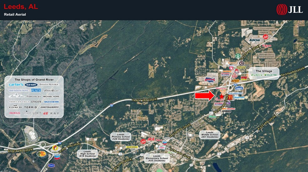 120 Council St, Odenville, AL à louer - Aérien – Image 2 sur 3