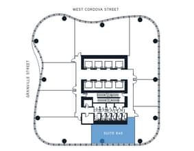 320 Granville St, Vancouver, BC à louer Plan d’étage– Image 1 sur 1