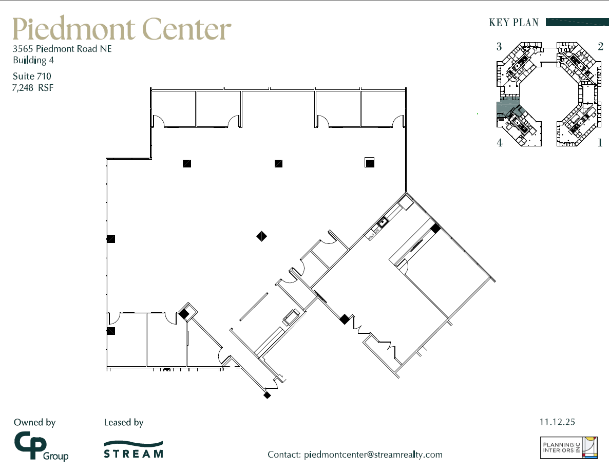 3495 Piedmont Rd NE, Atlanta, GA à louer Plan d’étage– Image 1 sur 1