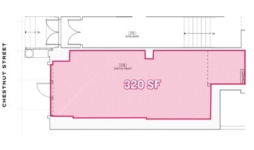 1831 Chestnut St, Philadelphia, PA à louer Plan d’étage– Image 1 sur 2