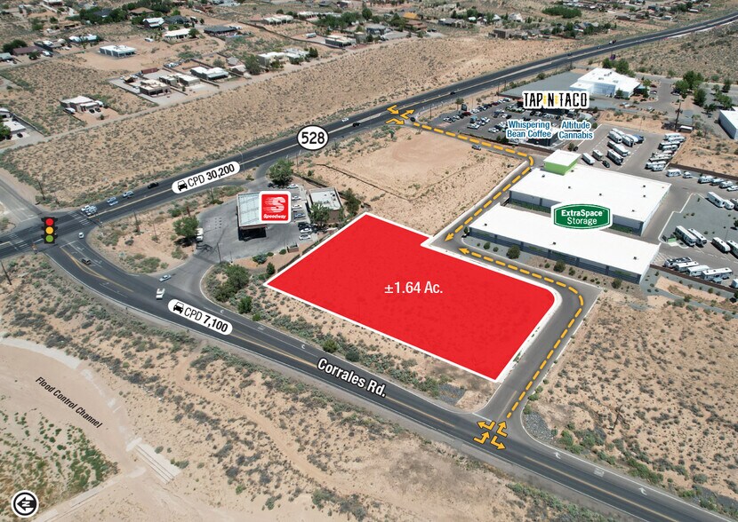 NEQ Hwy 528 & Corrales, Rio Rancho, NM à vendre - Photo de l’immeuble – Image 1 sur 5