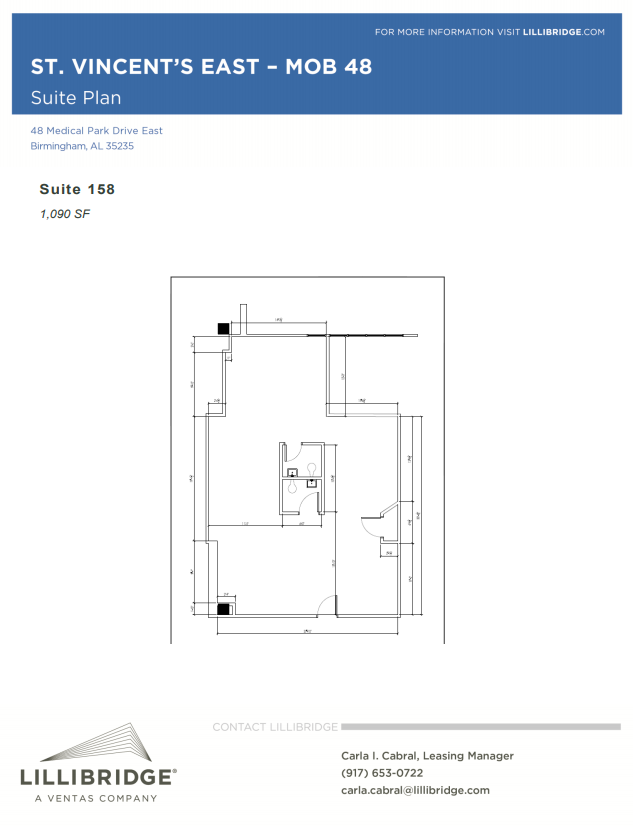46-52 Medical Park Dr E, Birmingham, AL à louer Plan d’étage– Image 1 sur 1
