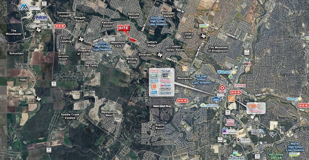 000 Culebra Rd, San Antonio, TX à louer - Aérien – Image 2 sur 4