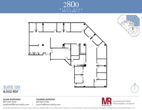 2800 S River Rd, Des Plaines, IL à louer Plan d’étage– Image 1 sur 1