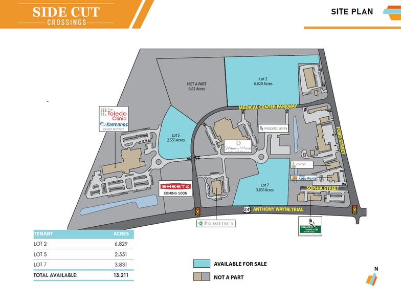 Ford St, Maumee, OH à vendre - Plan de site – Image 2 sur 3