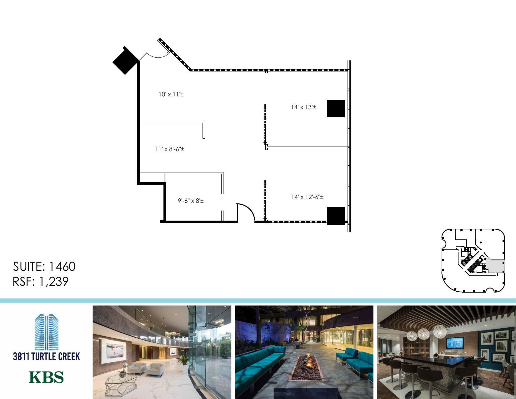 3811 Turtle Creek Blvd, Dallas, TX à louer Plan d’étage– Image 1 sur 1