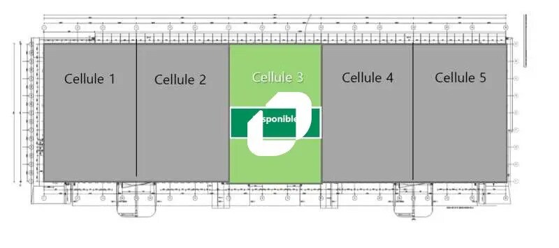 Industriel/Logistique dans SAINT-VIGOR-D'YMONVILLE à louer - Plan d’étage – Image 2 sur 3