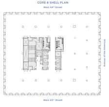 1133 Avenue of the Americas, New York, NY à louer Plan d’étage– Image 2 sur 2