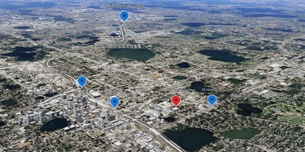 526 N Parramore Ave, Orlando, FL - Vue aérienne  vue de carte - Image1