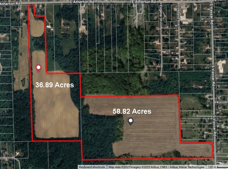 0000 E Atherton / Vassar Rd, Burton, MI à vendre - Aérien – Image 2 sur 3