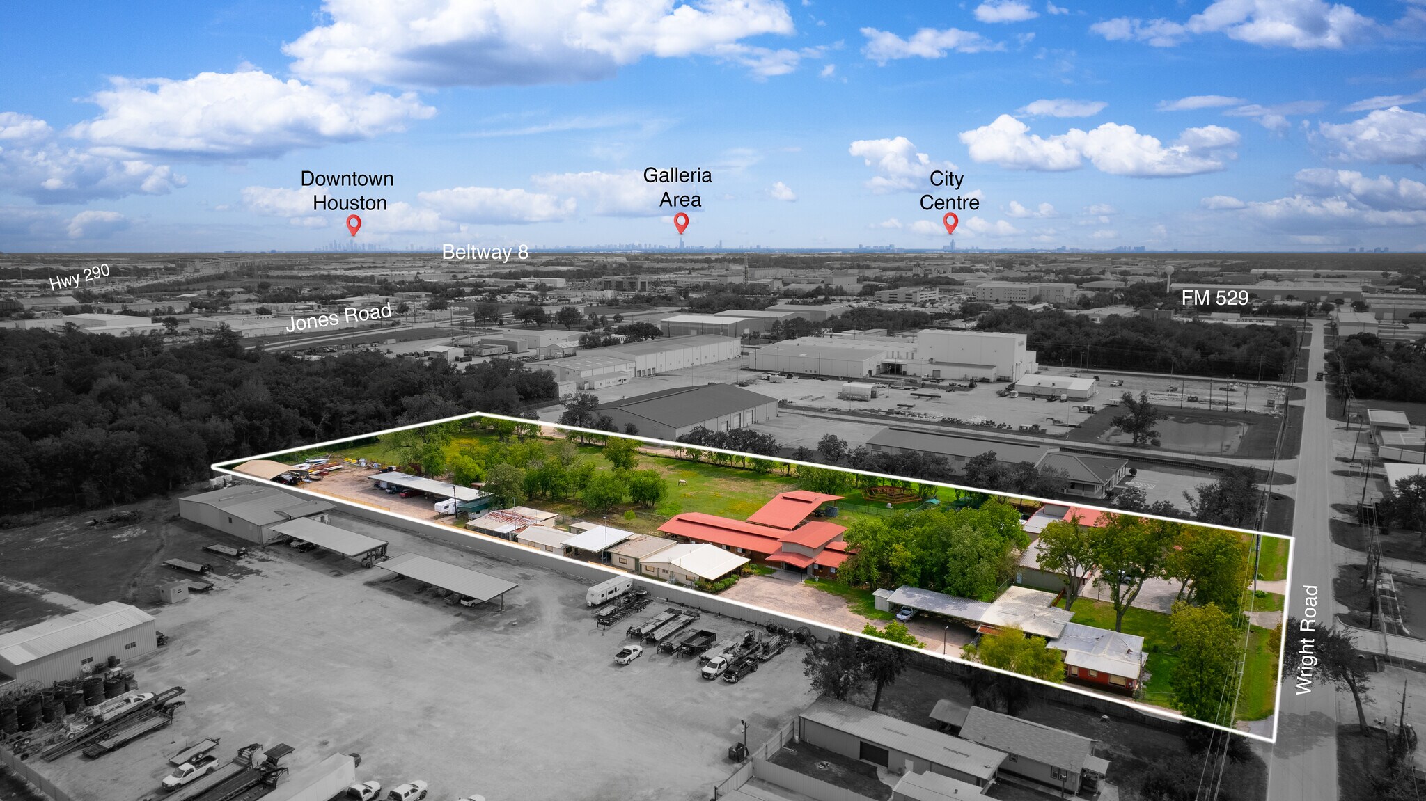 7438 Wright Rd, Houston, TX à vendre Aérien– Image 1 sur 28
