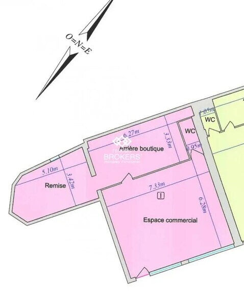 Local commercial dans Draguignan à vendre - Plan d’étage – Image 1 sur 1