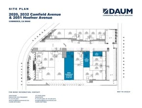 2000-2032 Camfield Ave, Commerce, CA à louer Plan d’étage– Image 1 sur 1