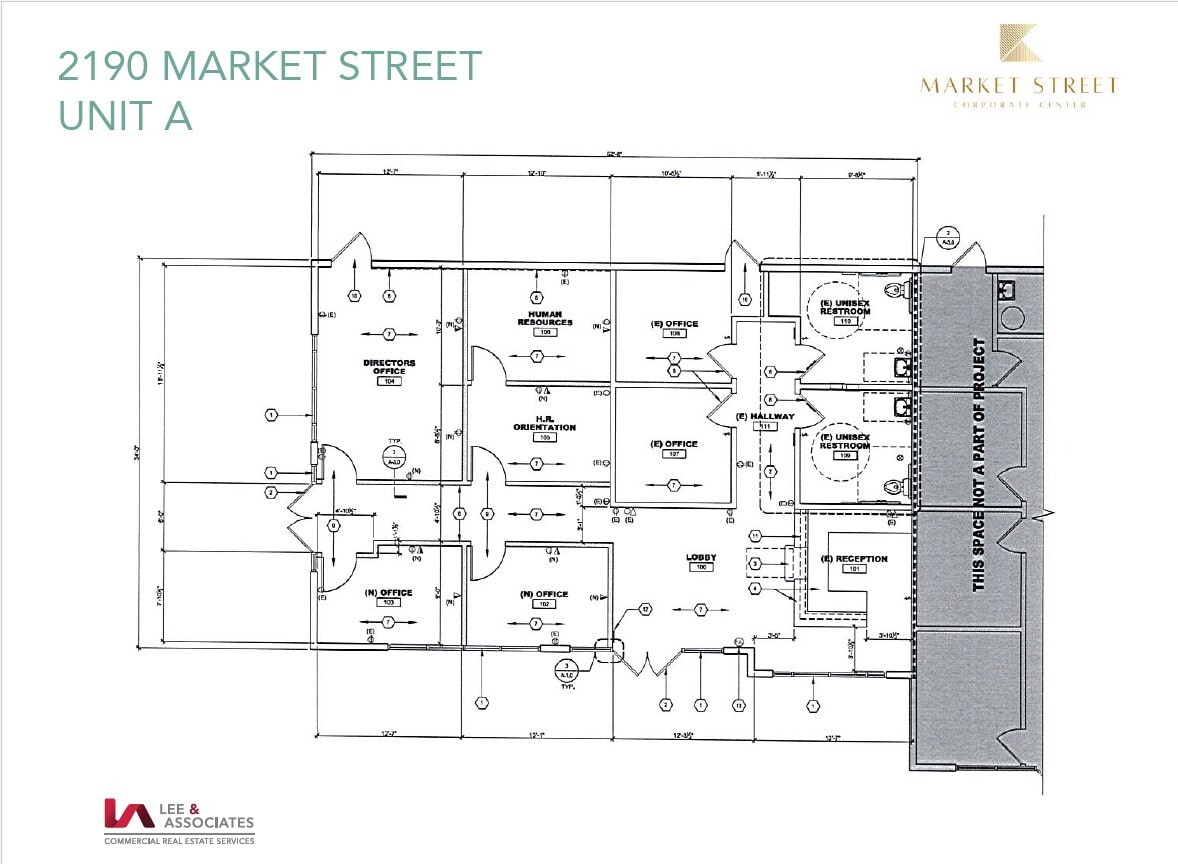 2190 Market St, Riverside, CA à louer Plan d’étage– Image 1 sur 2