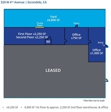 529 W 4th Ave, Escondido, CA à louer Plan d’étage– Image 1 sur 1