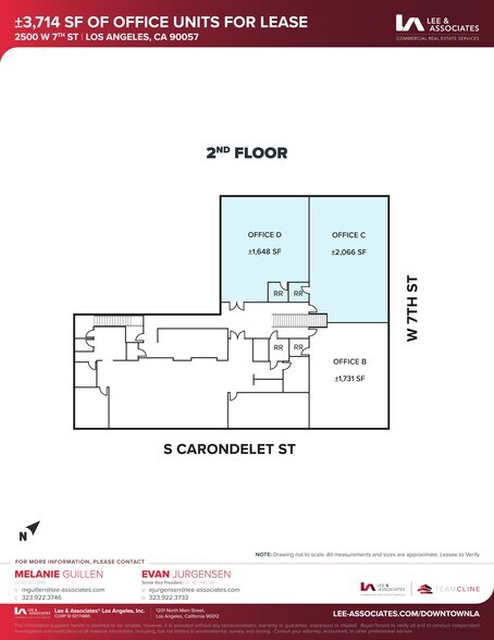 2500 W 7th St, Los Angeles, CA à louer - Plan de site – Image 2 sur 16