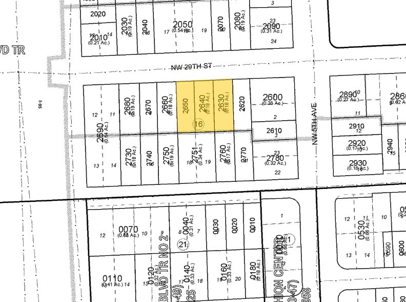 550 NW 29th St, Miami, FL à louer - Plan cadastral – Image 2 sur 4