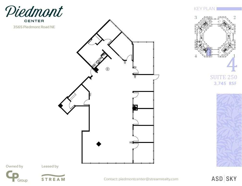 3495 Piedmont Rd NE, Atlanta, GA à louer Plan d’étage– Image 1 sur 1