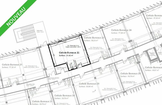 Plus de détails pour Bureau à vendre