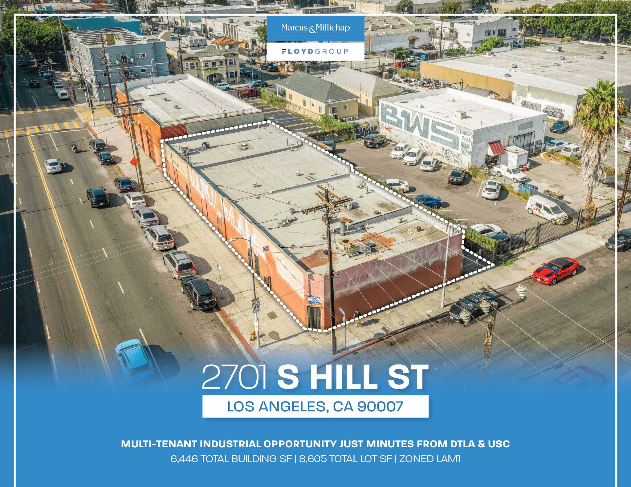 2701-2711 S Hill St, Los Angeles, CA à vendre Aérien– Image 1 sur 18