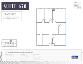 330 N Brand Blvd, Glendale, CA à louer Plan d’étage– Image 1 sur 1