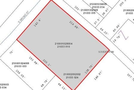650 E Broad St, Souderton, PA à louer - Plan cadastral – Image 2 sur 14