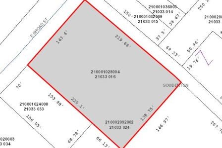 650 E Broad St, Souderton, PA à vendre - Plan cadastral – Image 3 sur 18