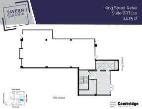 123 N Pitt St, Alexandria, VA à louer Plan d’étage– Image 1 sur 1