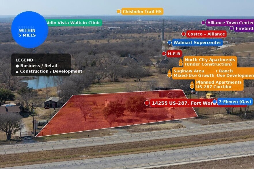 14255 US Highway 287, Fort Worth, TX à vendre - Photo principale – Image 1 sur 4
