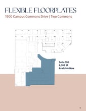 1900 Campus Commons Dr, Reston, VA à louer Plan d’étage– Image 1 sur 1