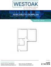 2161 NW Military Hwy, San Antonio, TX à louer Plan d’étage– Image 1 sur 1