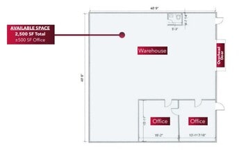 205 Executive Way, DeSoto, TX à louer Plan d’étage– Image 1 sur 1