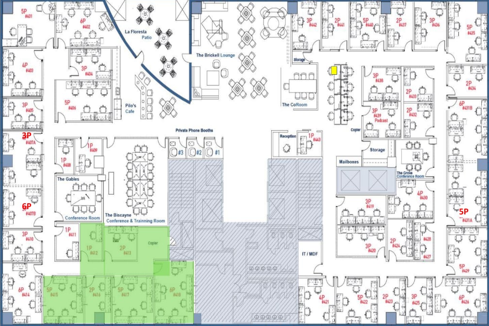 800 brickell Ave, Miami, FL à louer Plan d’étage– Image 1 sur 1