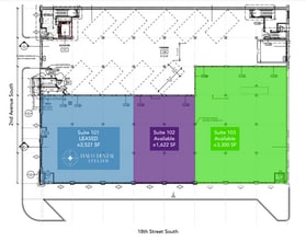 201 18th St S, Birmingham, AL à louer Plan de site– Image 2 sur 2