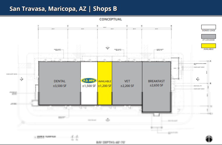 NWC Farrell Rd & White and Parker Rd, Maricopa, AZ à louer - Plan de site – Image 3 sur 5