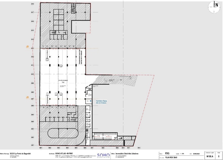 108 Avenue Galliéni, Bagnolet à louer Plan d’étage– Image 1 sur 1