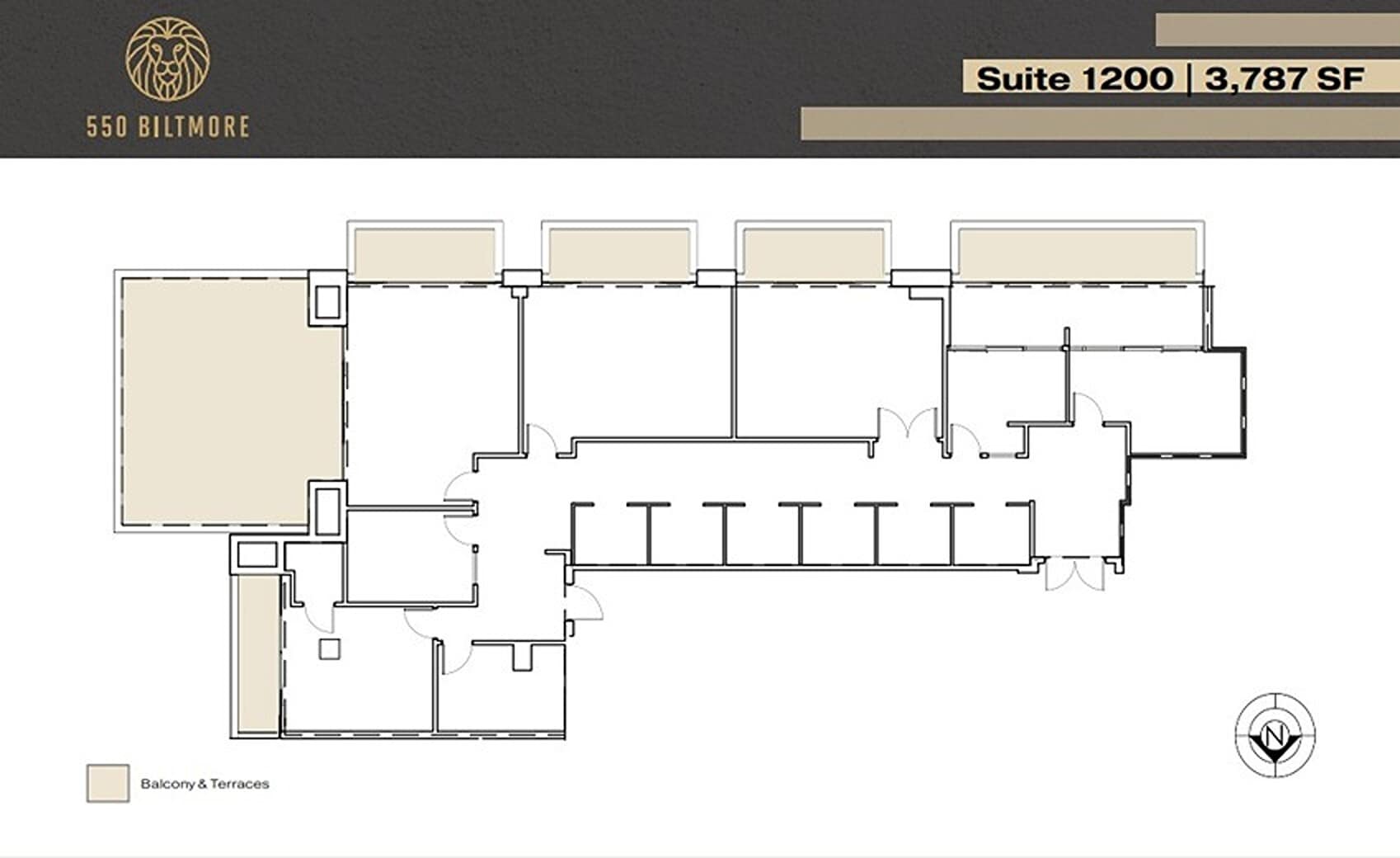 550 Biltmore Way, Coral Gables, FL à louer Plan d’étage– Image 1 sur 1
