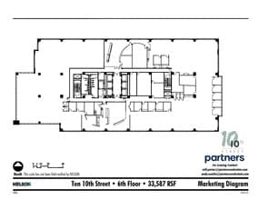 10 10th St, Atlanta, GA à louer Plan d’étage– Image 1 sur 1