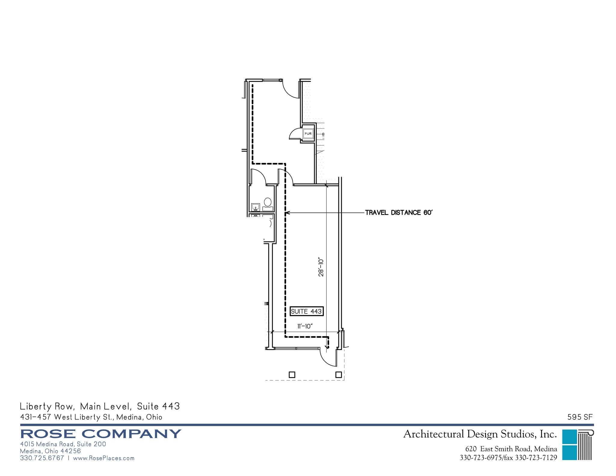 431-457 W Liberty St, Medina, OH à louer Plan de site– Image 1 sur 4