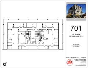 701 Lee St, Des Plaines, IL à louer Plan d’étage– Image 1 sur 15