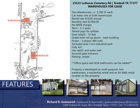 23523 Lutheran Cemetery Rd, Tomball, TX à louer Photo intérieure– Image 2 sur 3