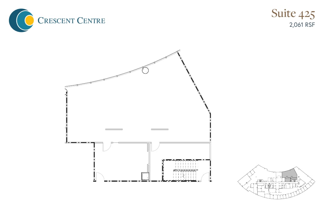 100 Crescent Center Pkwy, Tucker, GA à louer Plan d’étage– Image 1 sur 1