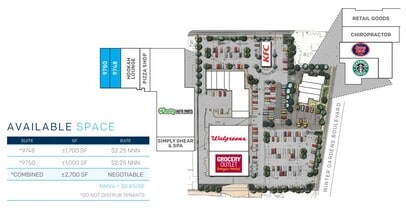 9728-9760 Winter Gardens Blvd, Lakeside, CA à louer Plan de site– Image 1 sur 1