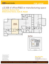 8430 Central Ave, Newark, CA à louer Plan d’étage– Image 1 sur 1