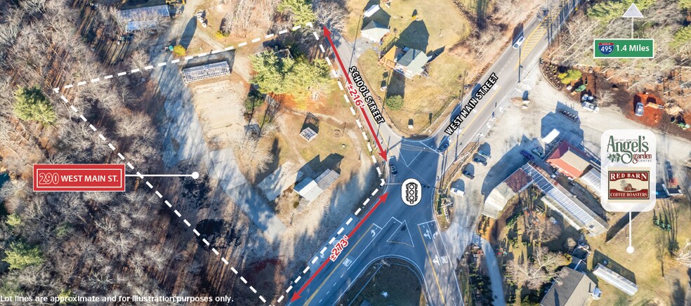 290 West Main Street St, Hopkinton, MA à vendre - Aérien – Image 2 sur 4