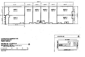 410 S Perry Ln, Tempe, AZ à louer Plan de site– Image 1 sur 1