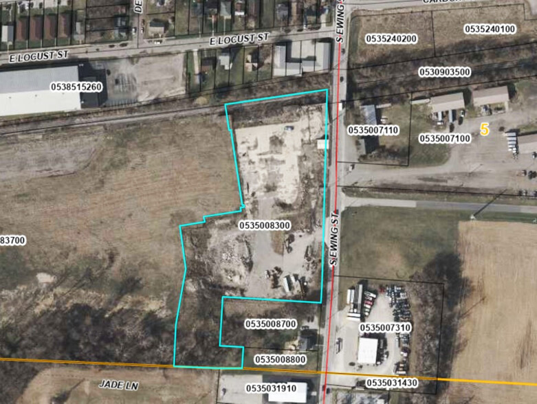 403 S Ewing St, Lancaster, OH à vendre - Aérien – Image 3 sur 4
